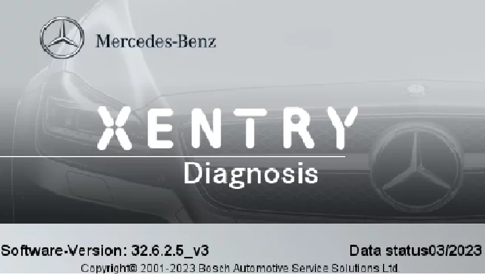MERCEDES BENZ XENTRY OpenShell XDOS 03.2023